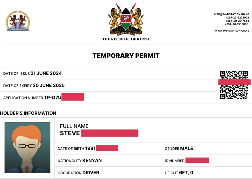 What is a Temporary Permit in Kenya?