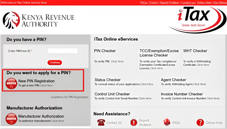 Access The iTax Portal