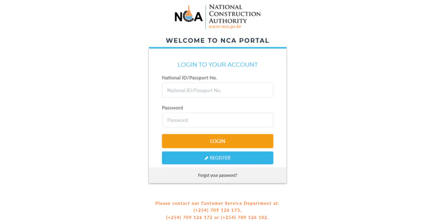 Registering the Company on the NCA Portal