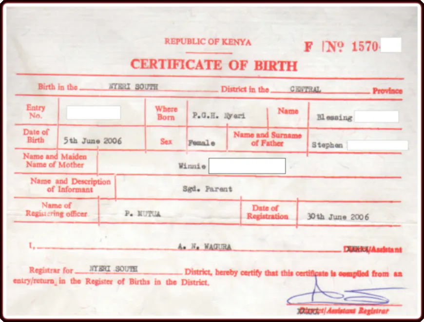 Common Reasons for Verifying a Kenyan Birth Certificate